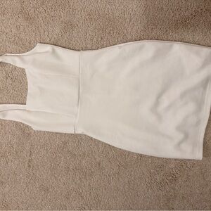 Pink Lily Classic White Dress